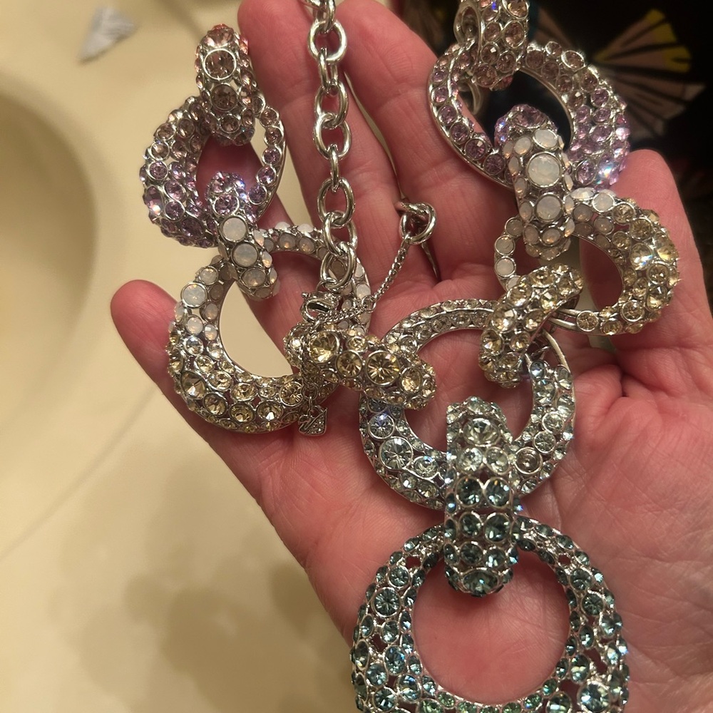 Swarovski Silver And Crystal Statement Necklace - image 1